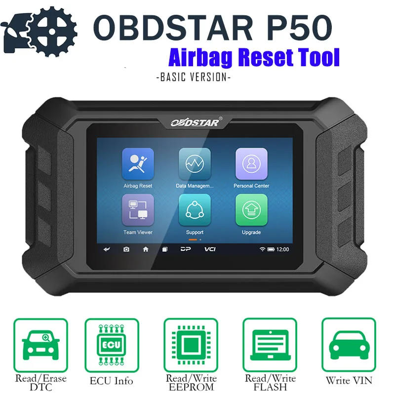 

2024 Newest OBDSTAR P50 Airbag Reset Intelligent Airbag Reset Equipment with P004 Adapter + CAN FD Adapter