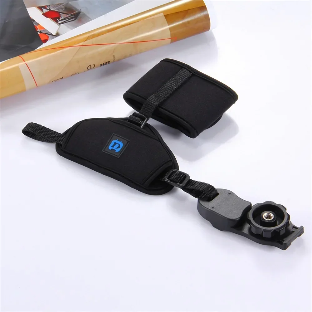 Soft Hand Grip Wrist Strap With Inch Screw Plastic Plate Professional Camera Accessory For SLR/DSLR Camera