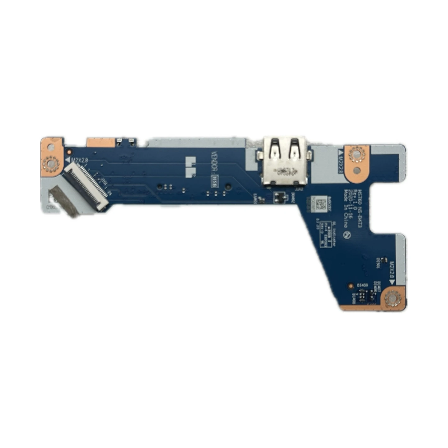 Imagem -04 - Placa do Interruptor da Placa do Leitor do sd do Usb Hs760 Ns-d473 Lenovo Ideapad 115acl7 3-17itl6 V17 Gen2 5c50s25179