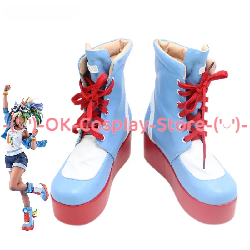 Dash Cosplay Shoes Halloween Carnival Boots PU Leather Shoes Cosplay Props Custom Made