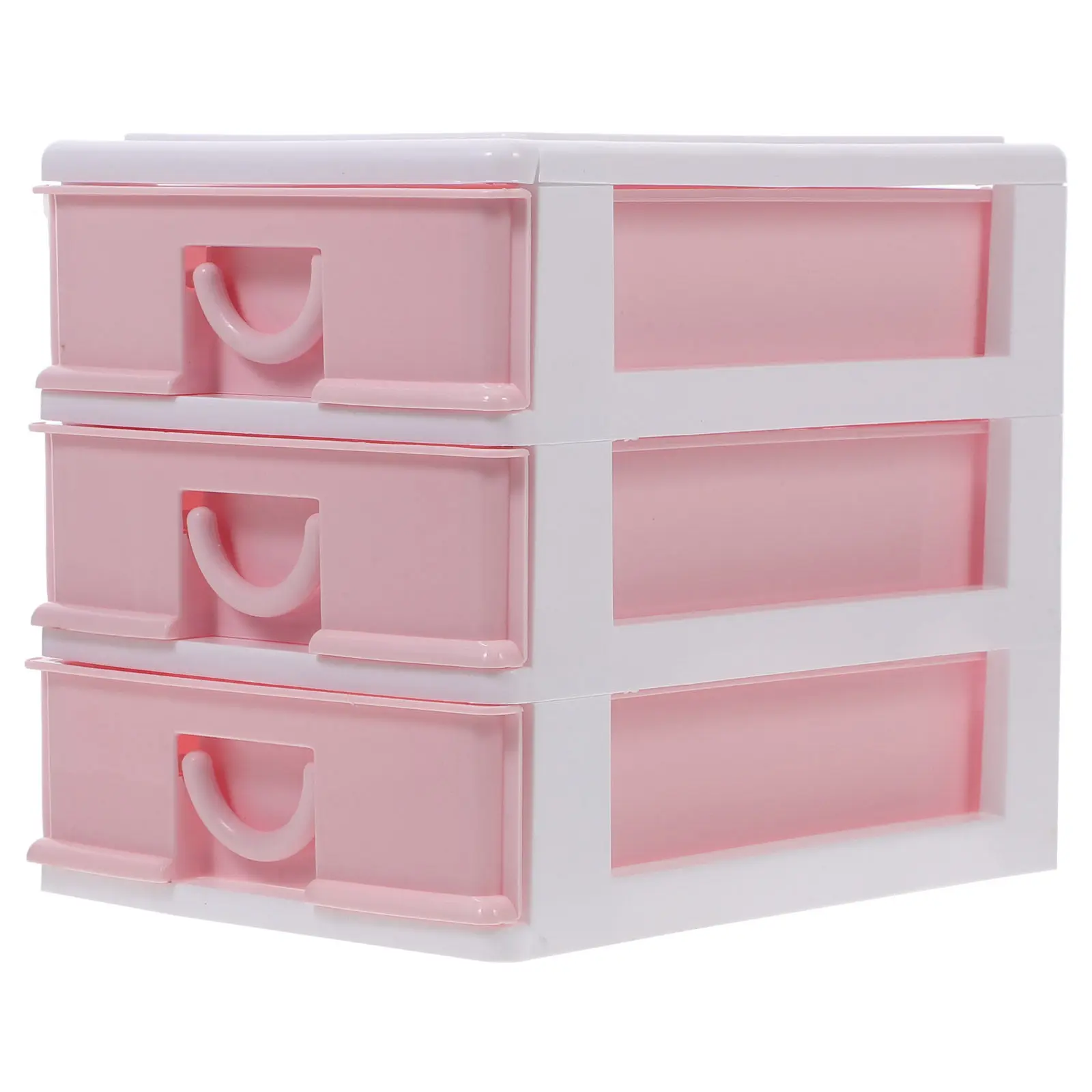 

Прозрачный органайзер для хранения с выдвижными ящиками, для косметики и мелочей, настольный шкафчик, большой емкости, из прозрачного пластика, для офиса