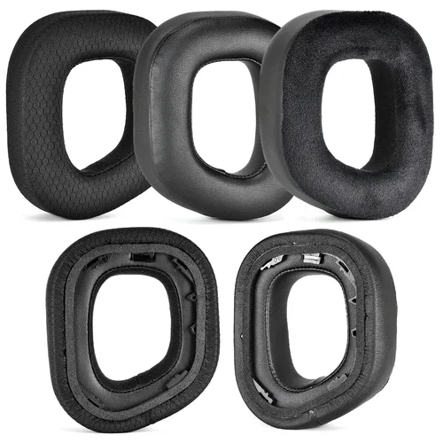 Imagen 1 del producto Almohadillas para auriculares CORSAIR HS80 RGB, funda de cojín de espuma suave, almohadillas para los oídos de alta calidad 2,28
