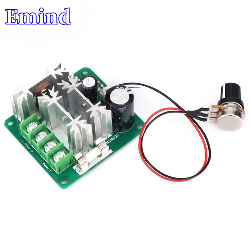 

1/3/5/10/20Pcs CCMHCN DC Motor Universal PWM Stepless Speed Control Switch Governor High Efficiency PLC 6V12V36V60V90V15A