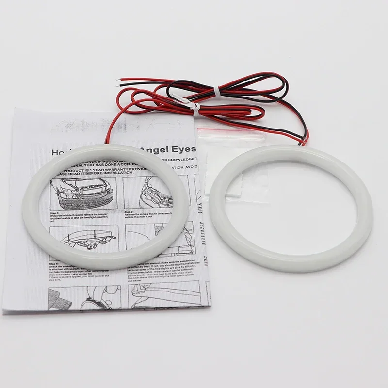 For Subaru Legacy B4 Liberty IV 2004 2005 2006 Car Styling Milk White Light SMD LED Angel Eyes Ring Kit Turn Signal Light