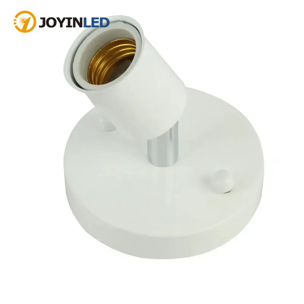 

JOYINLED E27 180 Degree Modern Adjustable Ceiling Lamp Wall Mounted Light Bulb Holder Socket Bulb Lamp Holder Home Decorative