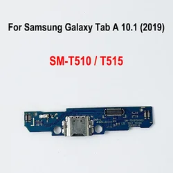 Cabo flexível para samsung galaxy tab a 10.1 (2019) /sm-t510/t515, porta de carregamento usb, conector dock, placa de carregamento