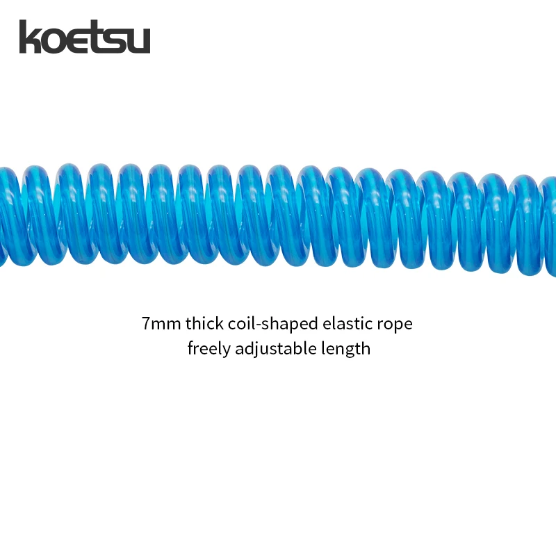 KOETSU Sup Board Leash 7MM 2.6ft/9.8ft TPU Stand Up Paddleboard  Ankle Rope  Surfing Board Foot Leash Hidden Pocket in water