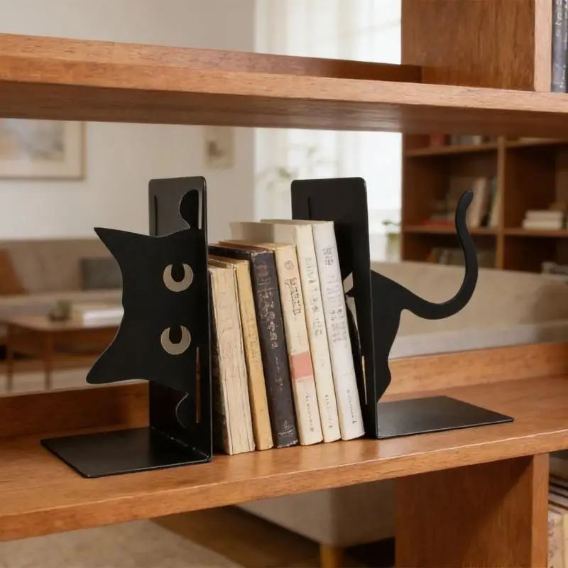 

Hollow Book Display Stand Bookends Displaying Book Picture Albums Notebooks