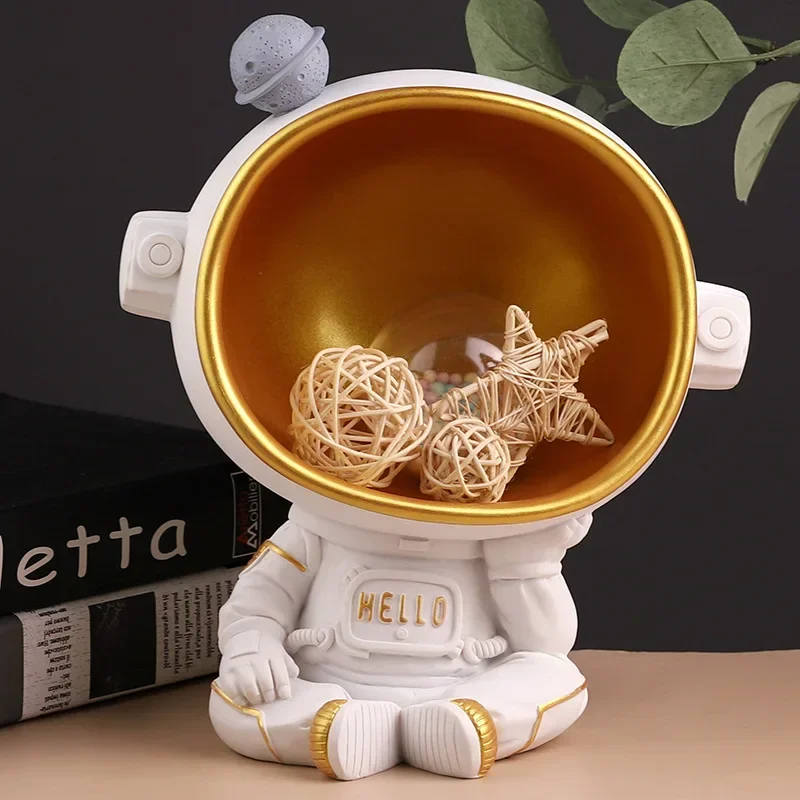 Light Luxury Astronaut Tray Creative Entrance Astronaut Decoration Home Living Room TV Cabinet Ornament