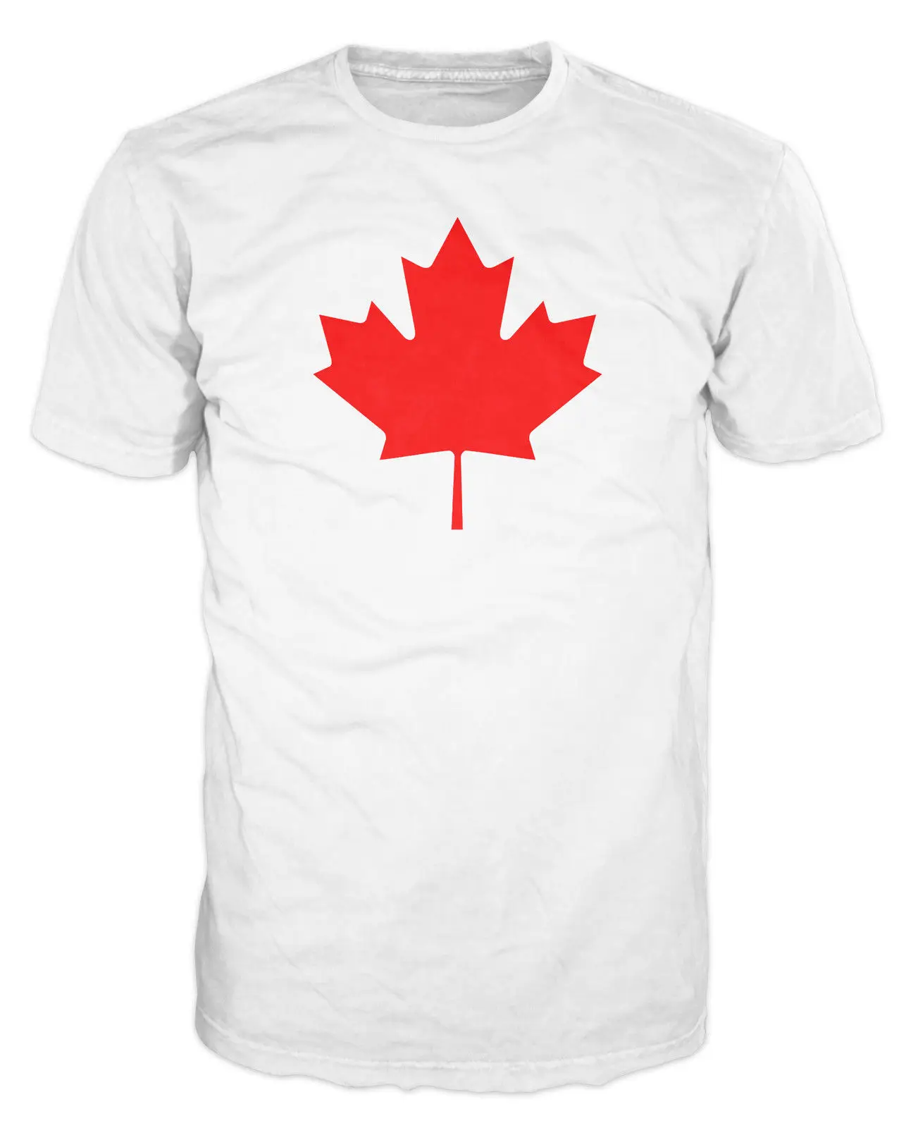 100% Quality Cotton Mens Print T-Shirt 100% Cotton Canada Maple Leaf Canadian Flag Movie T Shirts