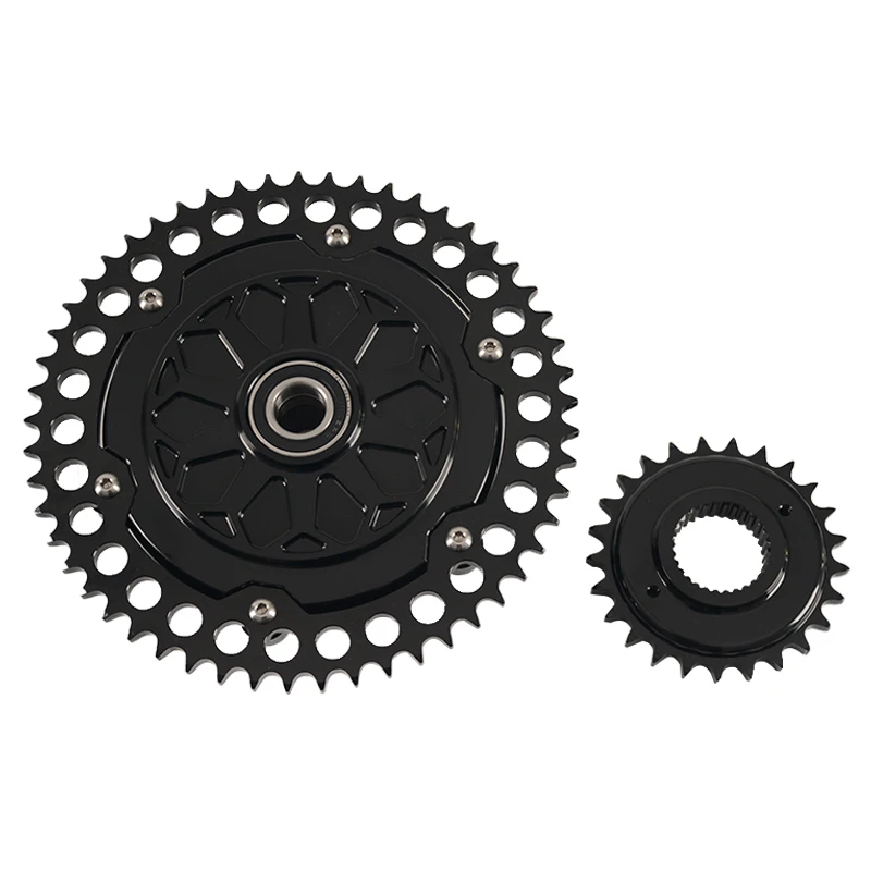 Motorcycle Steel Chain Drive Transmission Sprocket Conversion Kit For Harley Bagger Touring Twin M8 2009-2023