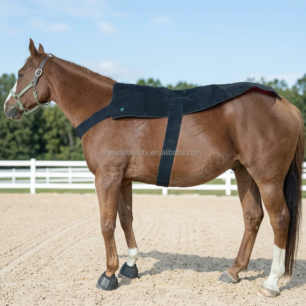 Equine Wellness Built-in Battery Horse LED Red Light Therapy Mat with Infrared Rechargeable Pulse & Timer