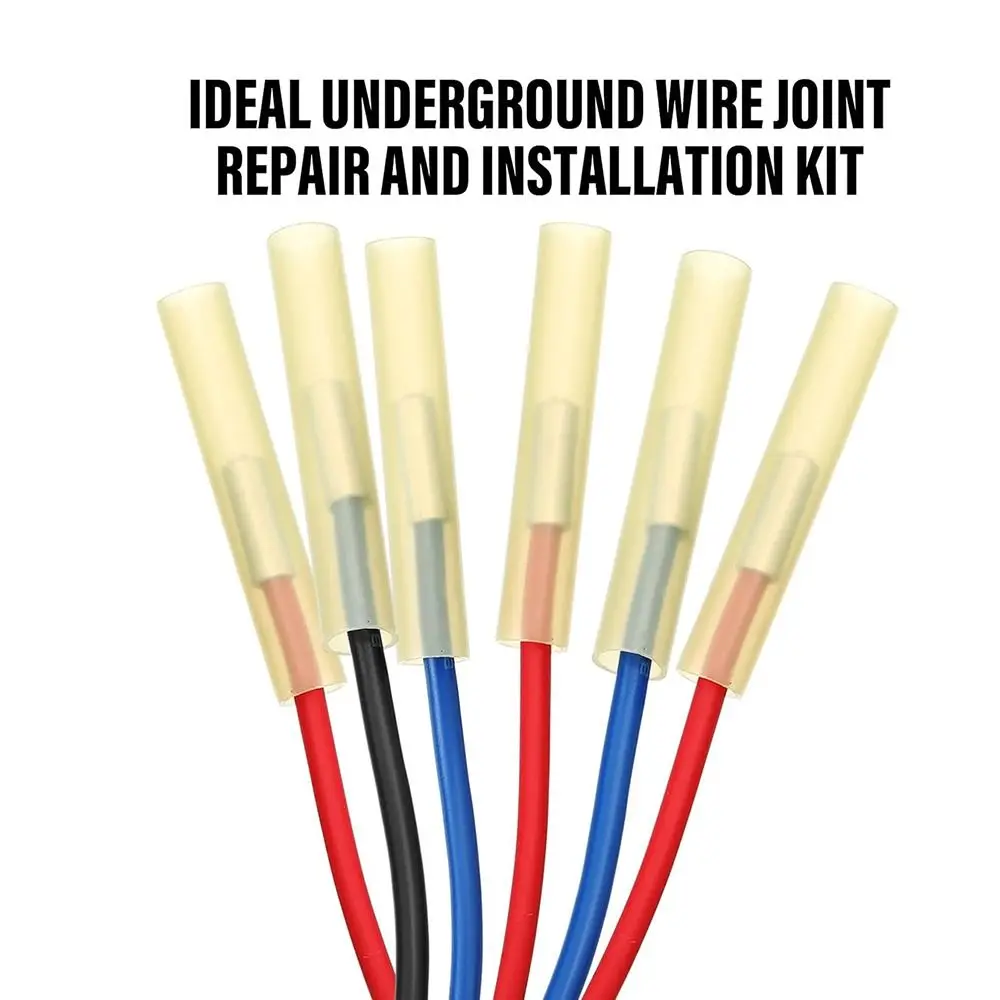 Replacement Waterproof Underground Splice Kit Weatherproof Clear Wire Splice Kit Dual Wall Heat Shrinks