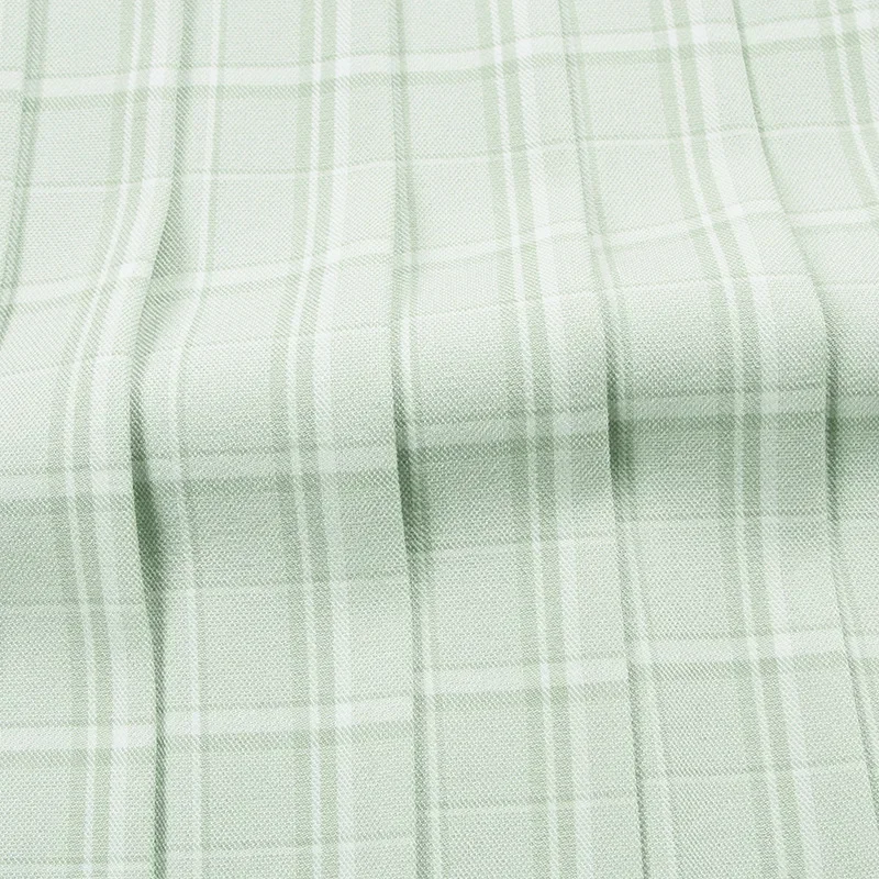 School Dresses Japanese Girl Grass Green Plaid Pleated Skirts School Skirt Uniform Cosplay Sailor Suit High School Fruit Green