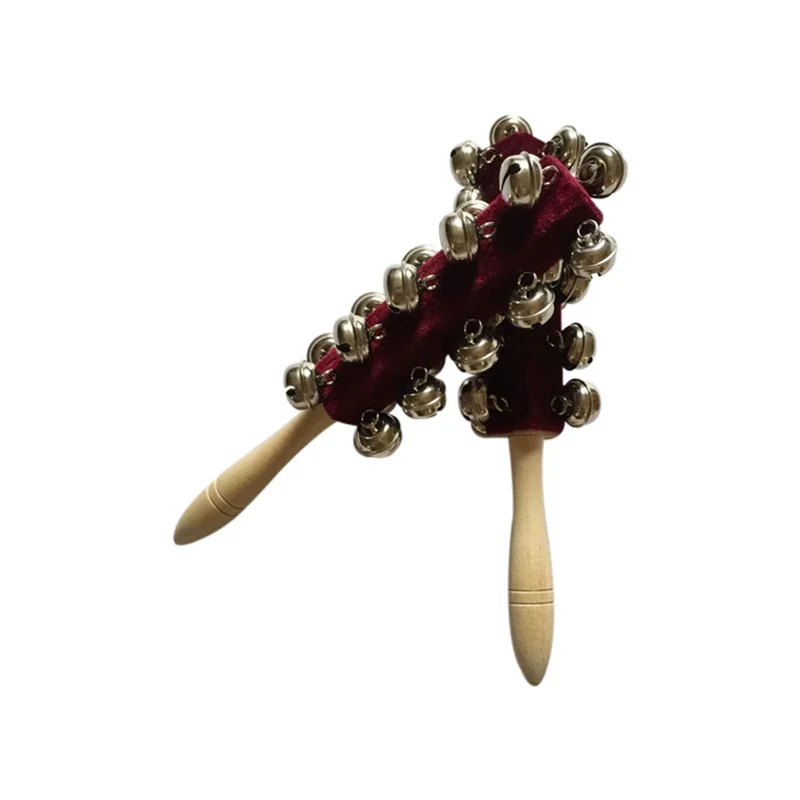 กระดิ่งไม้ A30F สำหรับการเรียนรู้ดนตรี กระดิ่งไม้สำหรับเด็ก เครื่องดนตรีเคาะจังหวะแบบมือถือ