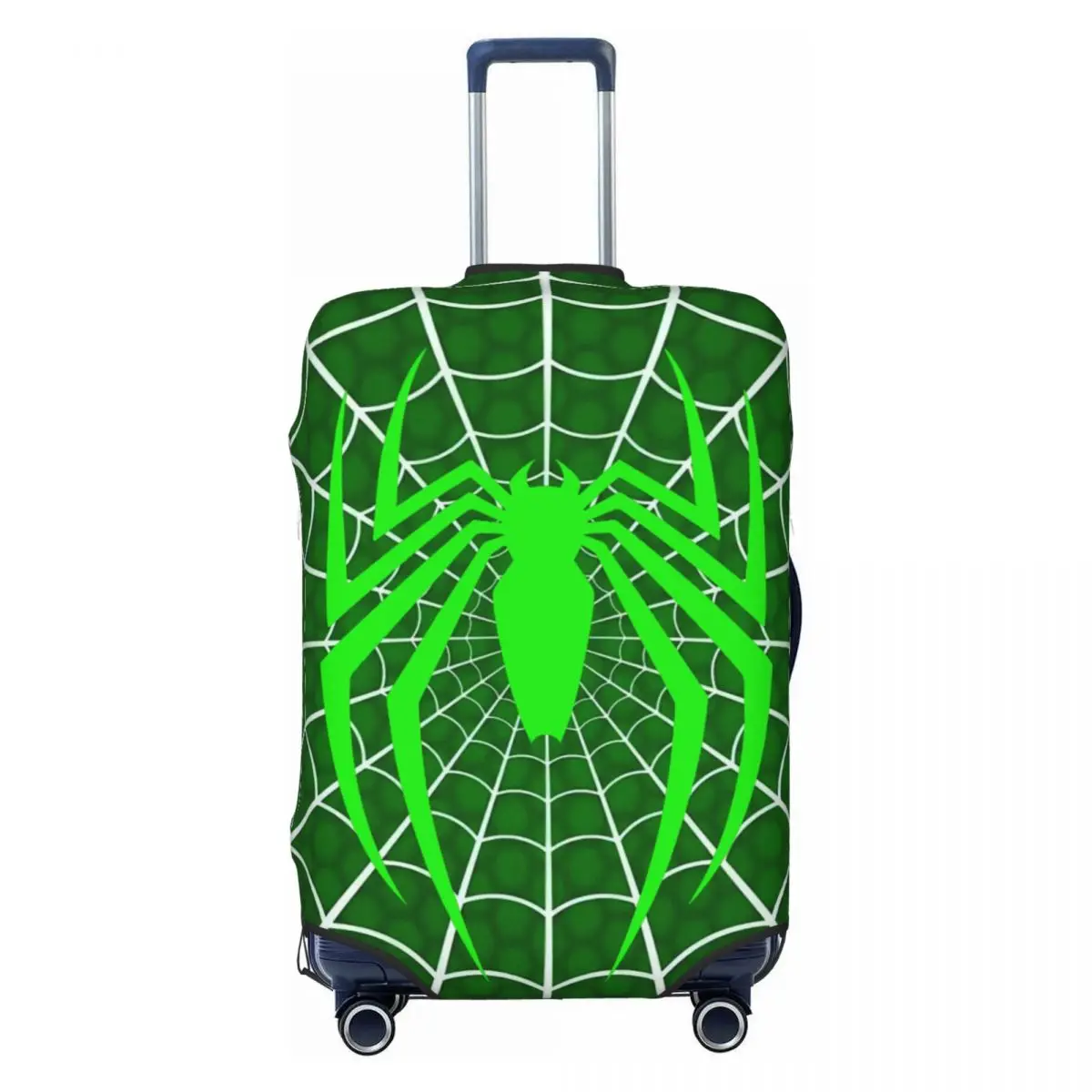 

Custom Cute Movies Spider Green Luggage Cover Protector Elastic Classical Travel Suitcase Covers
