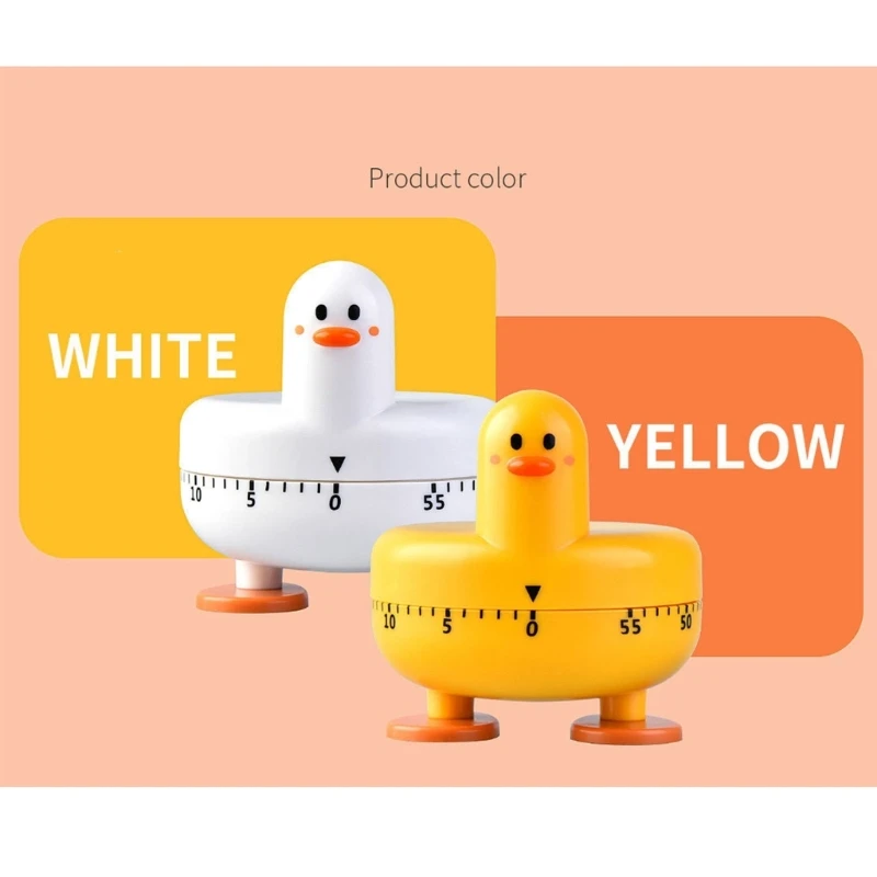 

Loud-Alarm Counters Manual Timer for Study Cartoon Duck Timer Mechanical Timers