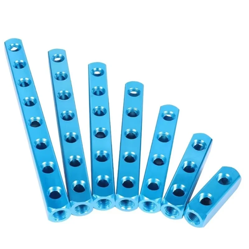 Compressor Pneumatic Fitting Pump Tool Coupler Manifold Multi Splitter EU/JP style Air Gas Distributor for 1/4 Quick Connector