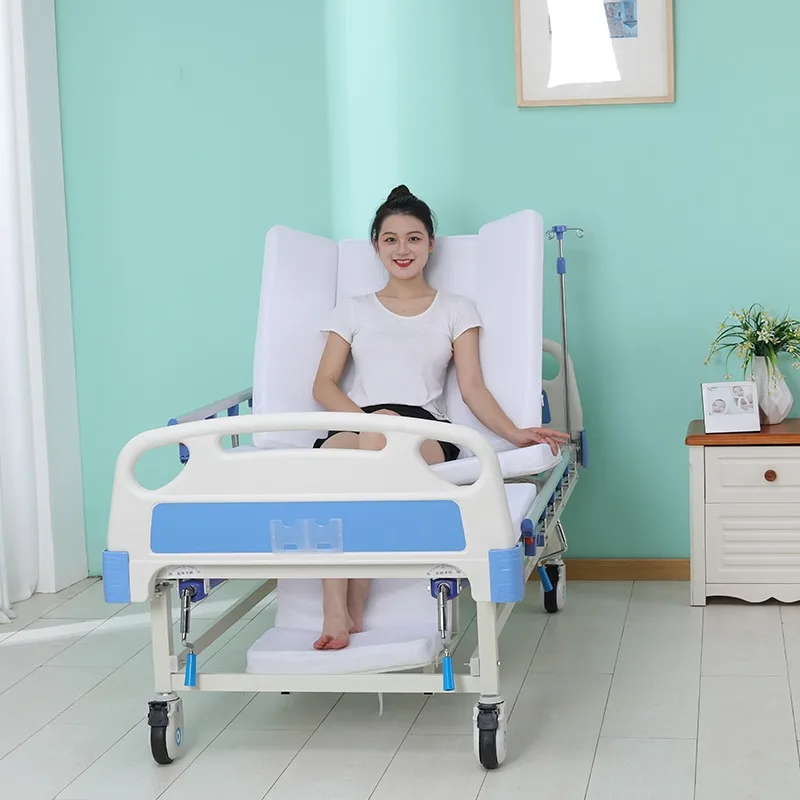 High quality equipment nursing manual price hospital bed with toilet