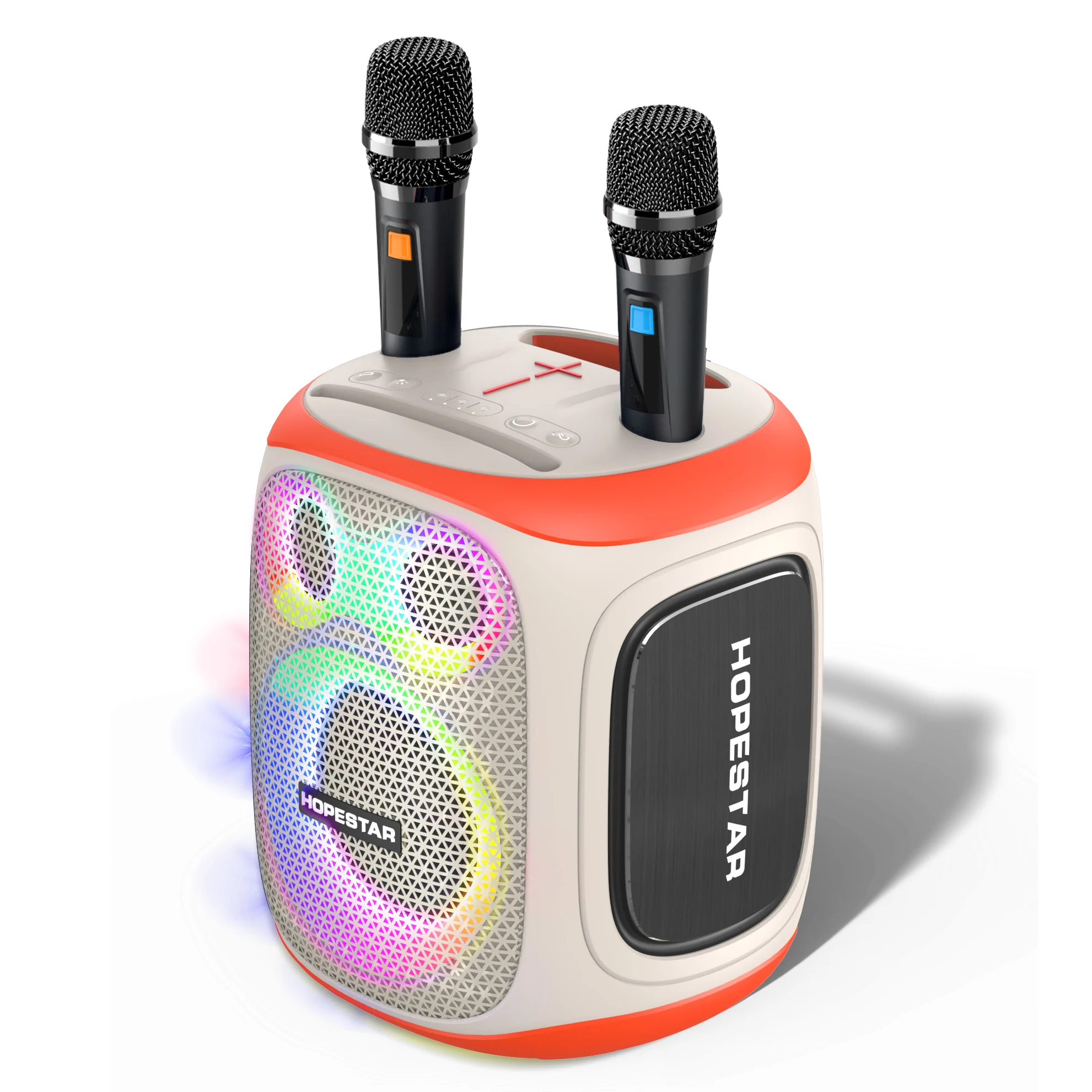 HOPE STAR PARTY130 120W Portable Speaker IPX6 Waterproof, Loud Sound, Deep Bass, RGB Lights, TWS Stereo Pairing for Outdoor