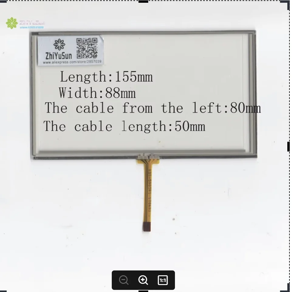 

ZhiYuSun KDT-5983R1 6.2inch 155mm*88mm 4 line touch screen panel 155*88 Sensor glass for GPS CAR compatible