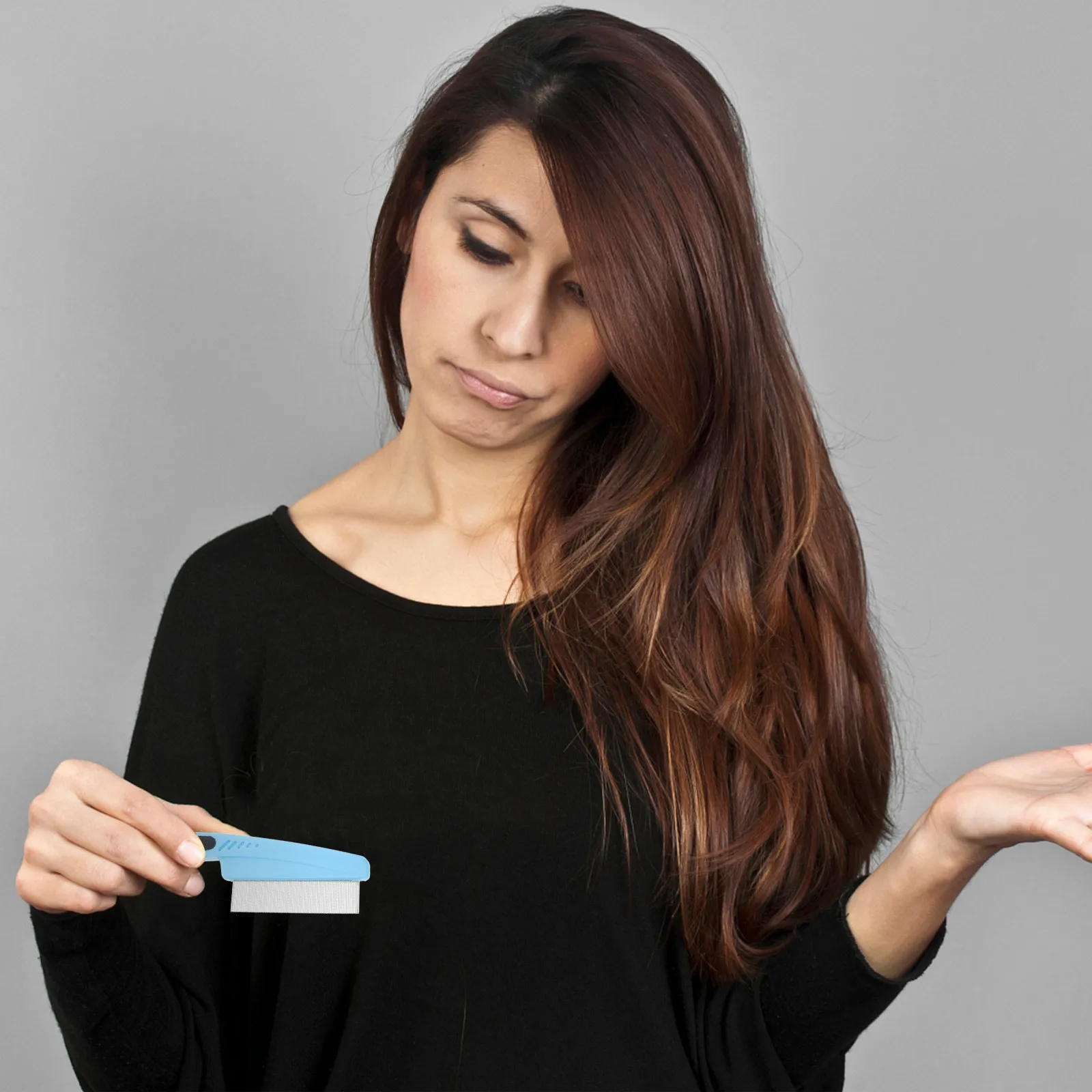 

2Pcs Fine Tooth Comb Metal Hair Pick Durable Scalp Comb Dandruff Tool for Hair and Scalp Dandruff Brush Combs for Women