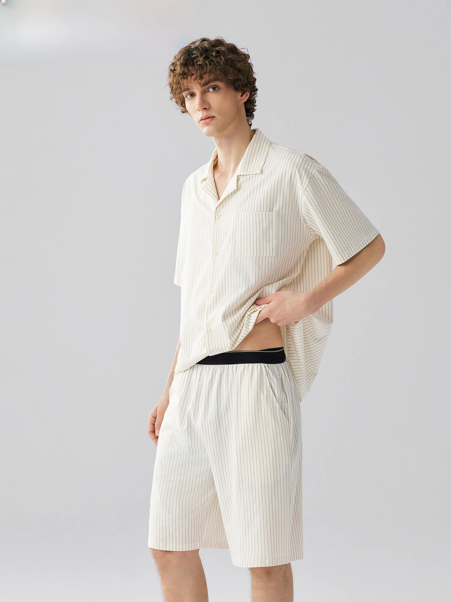 set-pigiama-casual-in-cotone-per-uomo-estivo-a-maniche-corte-leggero-e-comodo-abbigliamento-da-casa-set-regalo-traspirante