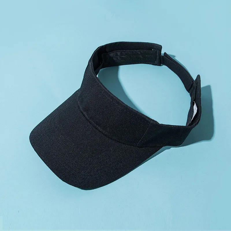 Unisex Summer Baseball Cap Casual Empty Top Sun Visor Tennis Cap for Children Outdoor Group Activities Solid Sunscreen for Boys