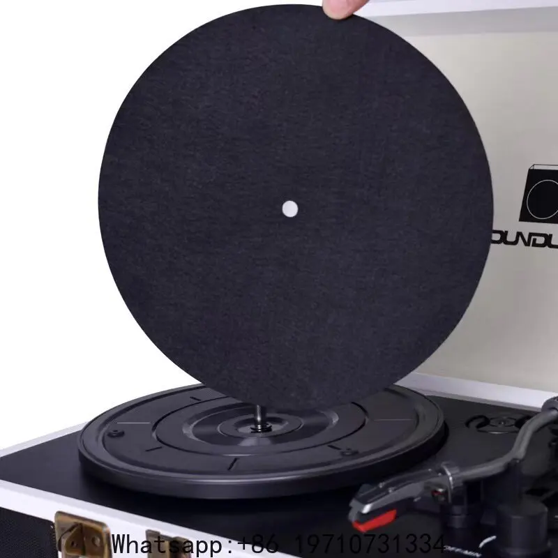 New LP vinyl record player special record wool pad non-slip and anti-static phonograph turntable wool record pad