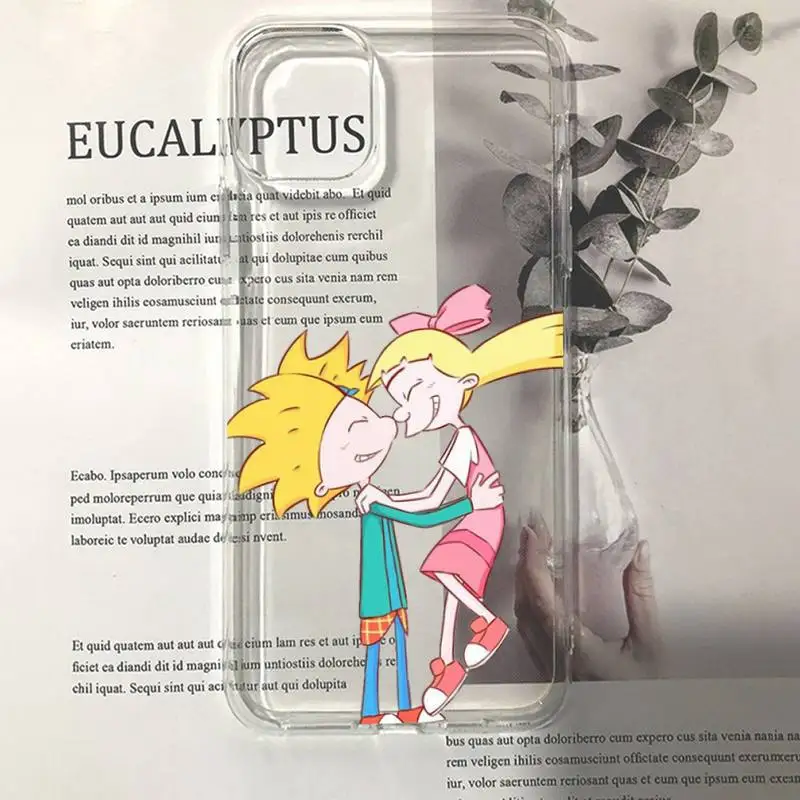 Hey Arnold Phone Case for iPhone 11 12 13 mini pro XS MAX 8 7 6 6S Plus X 5S SE 2020 XR case