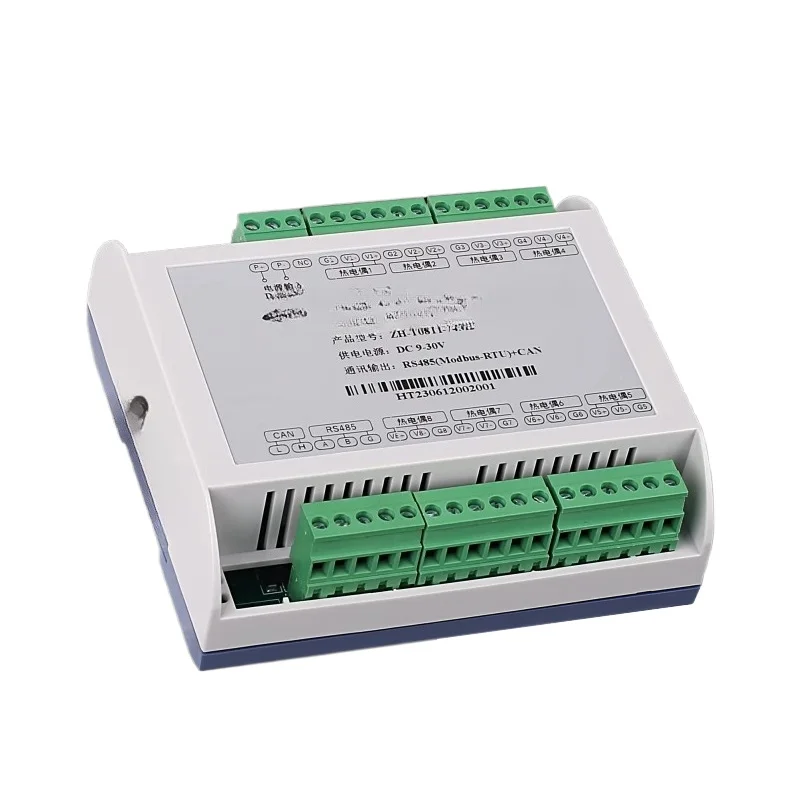 

8-Channel isolated BCEJKNRST thermocouple temperature measurement module RS485 Ethernet