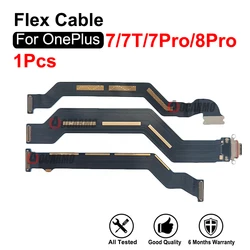 LCD Connection Main Motherboard Charging Port Flex Cable For OnePlus 7 8 7T Pro 1+8Pro 1+7Pro Replacement Parts