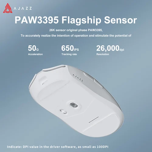 Imagen 2 del producto Ajazz AJ139PRO Ratón inalámbrico para juegos PAW3395 Sensor Esports Ratones ligeros con cable para Gamer Laptop PC