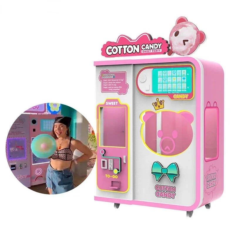 Venta al por mayor de caramelos de algodón de azúcar, dulces navideños con el sabor de la infancia para supermercados. ¡Oferta!