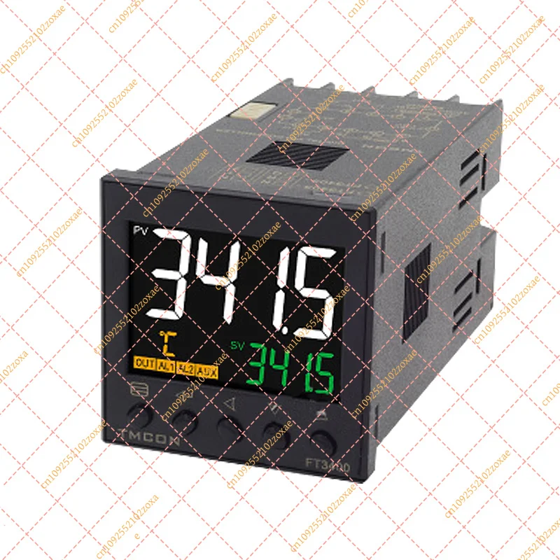 FT3415 LCD Intelligent Pid Temperature Control Meter E5CC Temperature Controller with RS485 Communication 4-20mA Analog