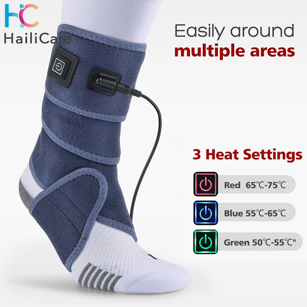 Heating Pad Wrap for Arm Wrist Support Brace Electric Hot Compression Health Care Arthritis Pain Relief Wristband Belt Unisex