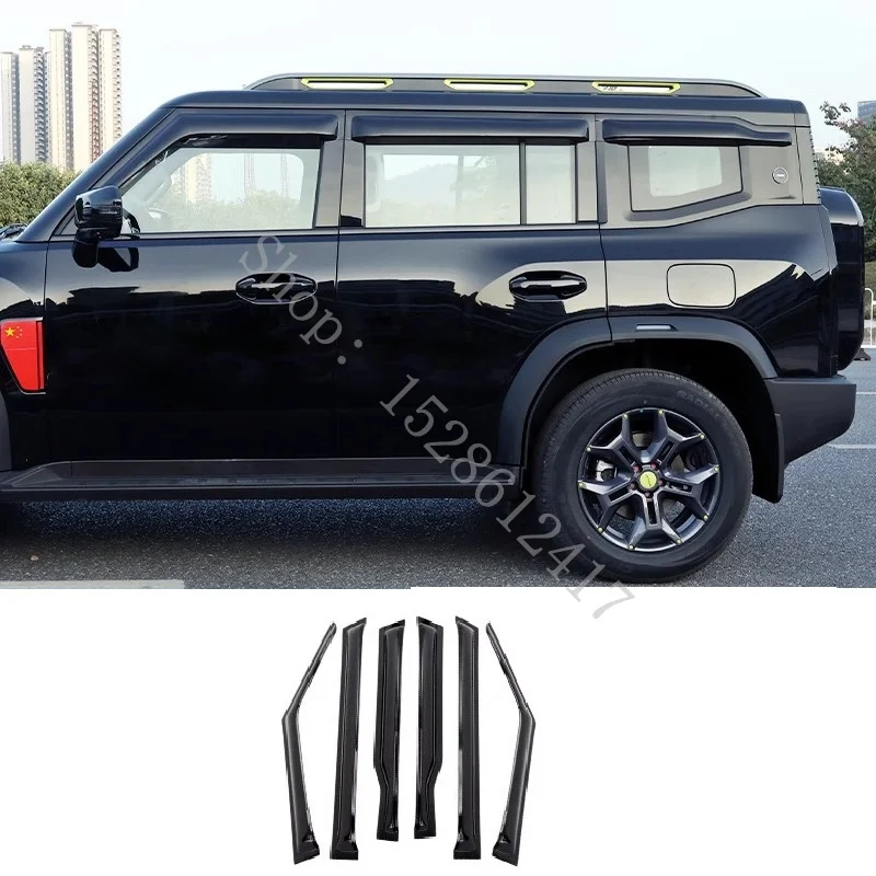 FOR JETOUR T2 2023 2024 2025 Window Visor Vent Shade Rain Sun Guard Deflector Awnings Shelters Covers Car Accessories