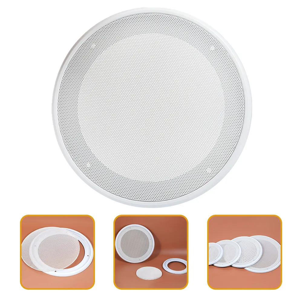 2Pcs Car Speaker Mesh Covers Subwoofer Protection Nets Refitting Replacement Audio Speaker Grill Cover Cold Rolled Steel Car