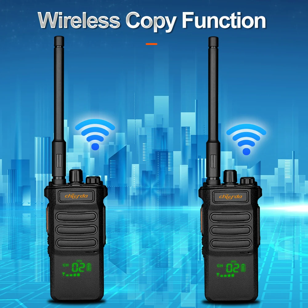 10 Watts Walkie Talkies for Adults Two Way Radios Portable Ham Radio Transceiver with 2500 mAh Li-ion Battery for Hunting Hiking