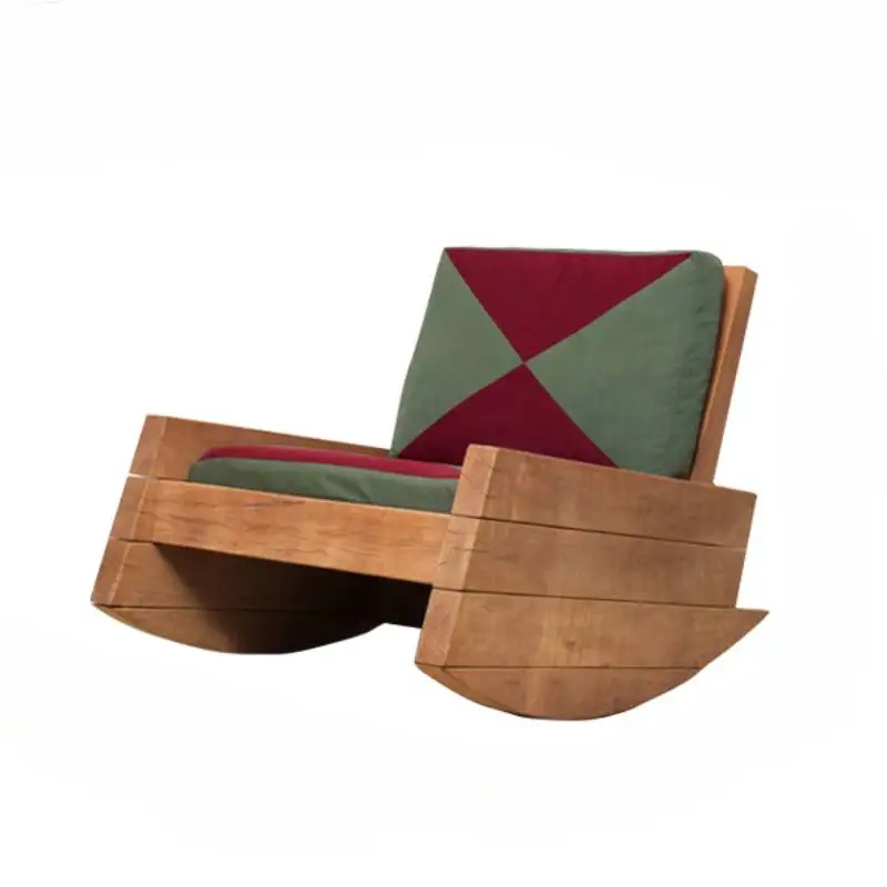 

Comfort Frame Rest Wooden Living Room Chair Relax Lazyboy Lounge Chair Floor Modern Relaxing Silla Lujo House Accessories