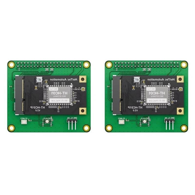 Super Deal -2X Heltec HT-HC01P V2 Wi-Fi Halow Module Mini Pcie Interface 16Dbm 863-870Mhz And For Raspberry Pi HAT Baseplate