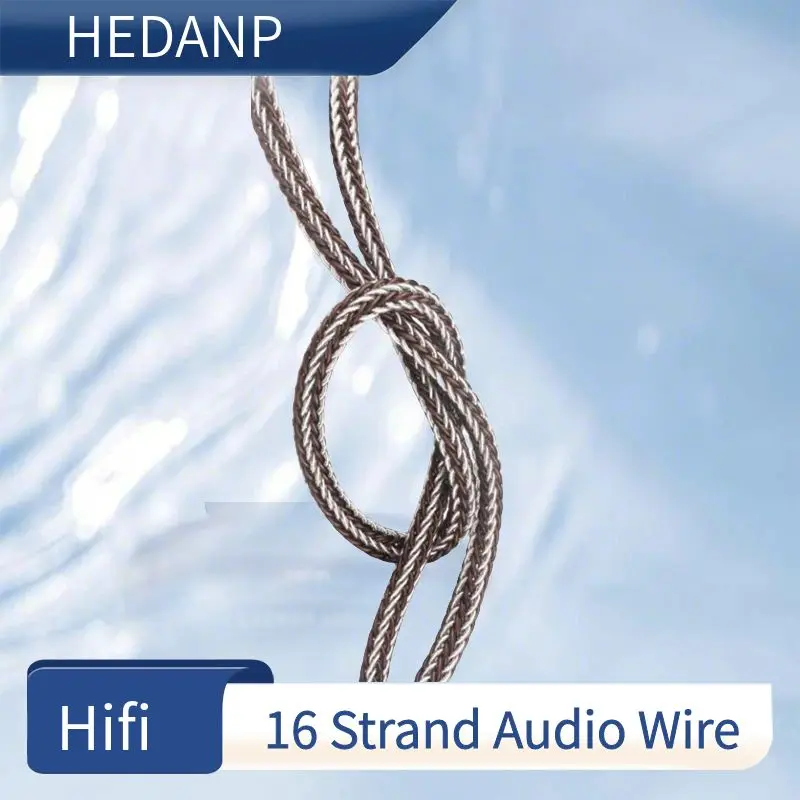 

16 Strand Speaker Wire Hi-End Audio Line Cabo Amplifier Cable OCC Copper Sterling Silver DIY Banana RCA DVD TV AMP Cables