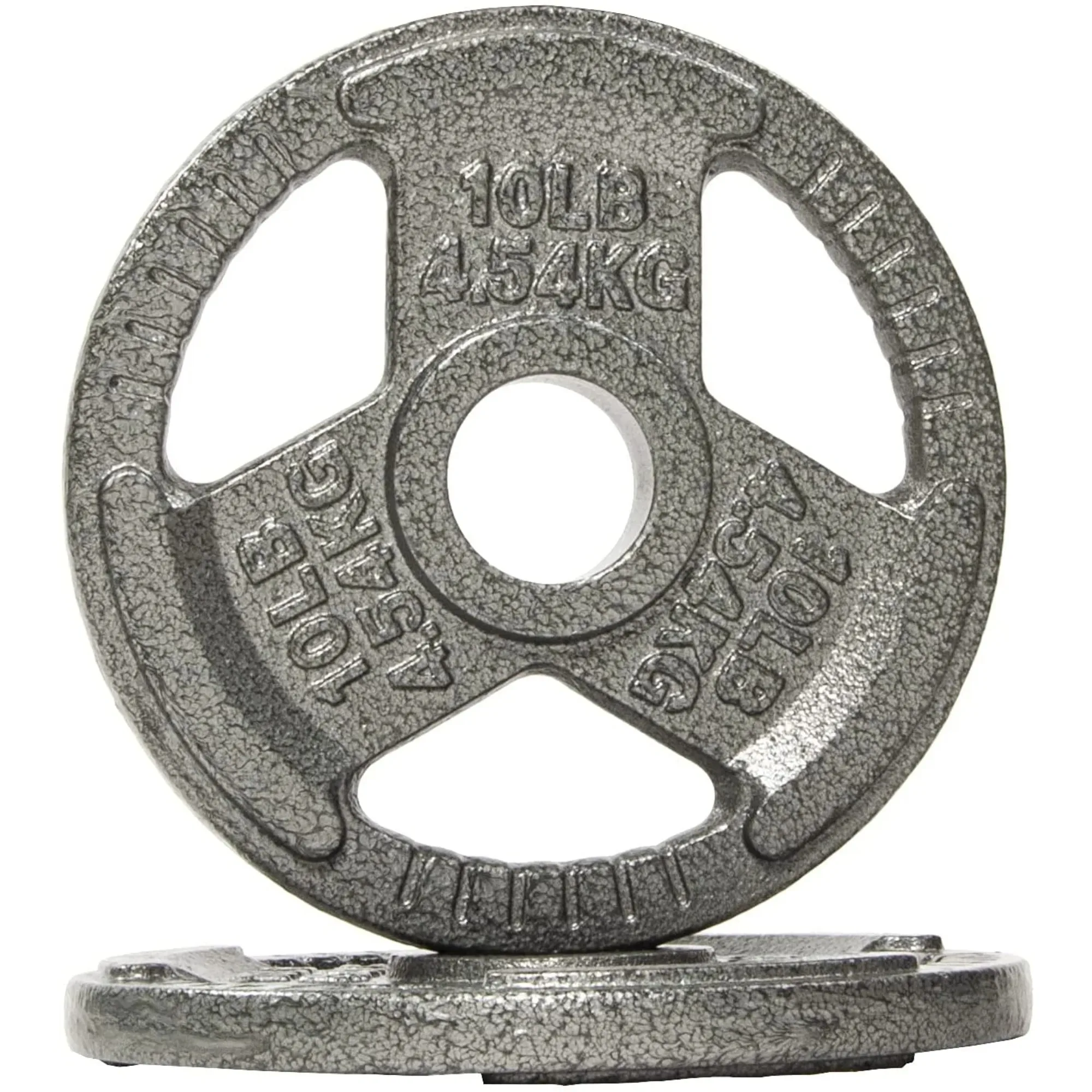 

Cast Iron Plate Weight Plate for Strength Training, Weightlifting and ， 2-Inch, 10lbs Pair