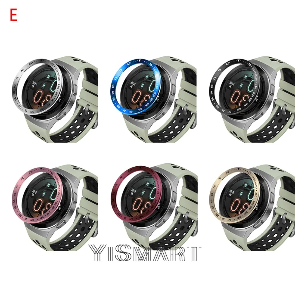 Lünette Ring für Huawei Uhr GT 2e Edelstahl abdeckung kratz feste Schutz ring Rahmen Fall für Huawei GT2E Armband