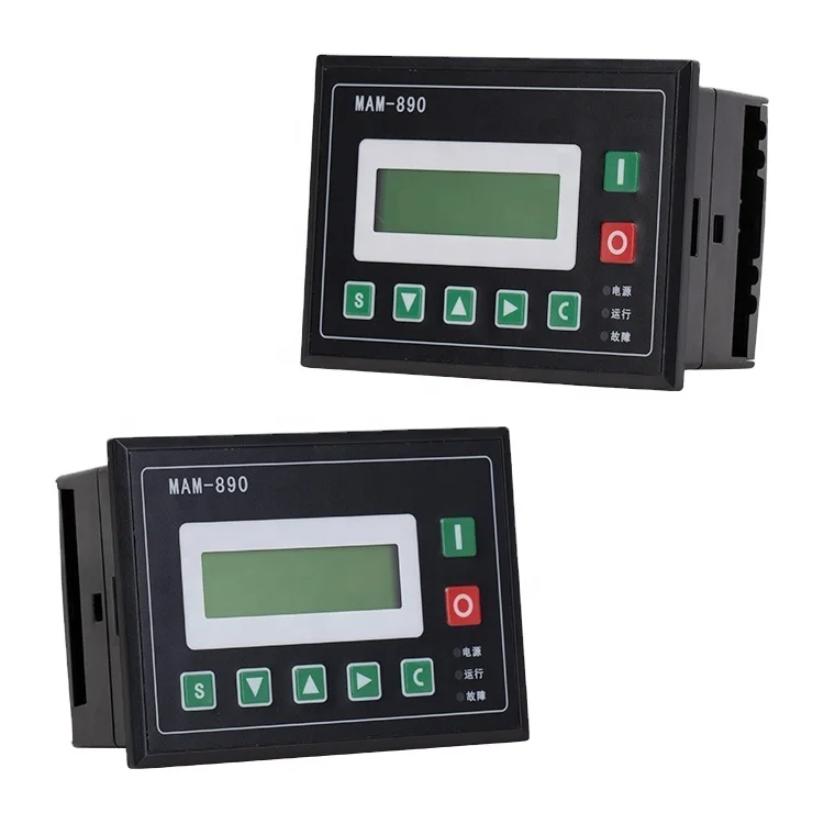 Screw Air Compressor Controller MAM-890 PLC Panel Monitor