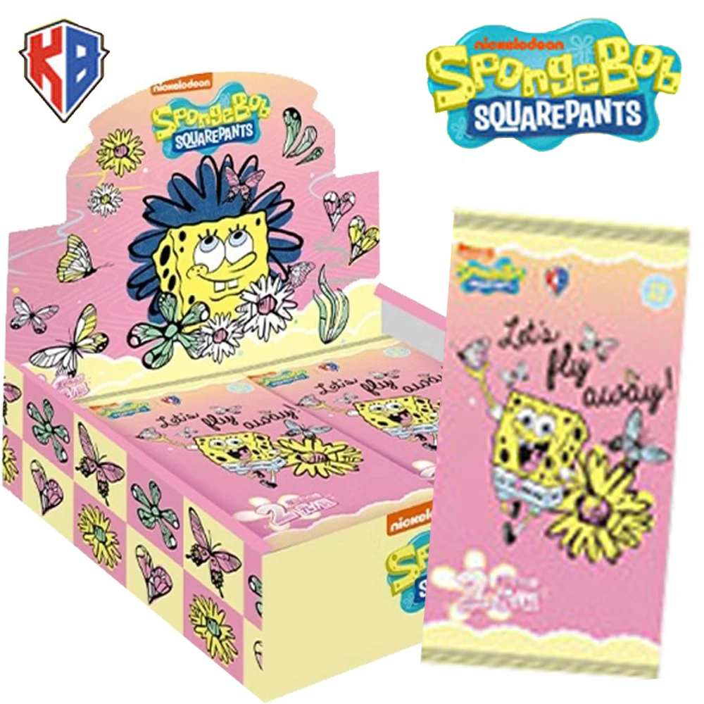 KABAO SpongeBob SquarePants Cards Squidward Tentacles Patrick Star Anime Limited Krusty Krab Fun Time Cards Boy Girl Hobby Gift