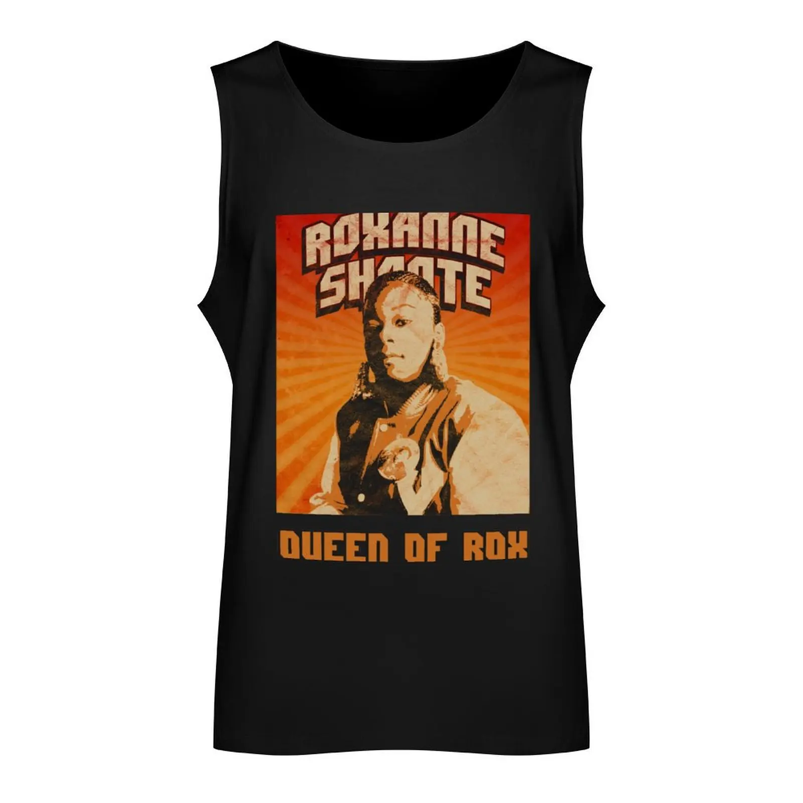 Roxanne Shante Old School Hip Hop Tank Top T-shirt men mens clothing gym accessories man vest for men