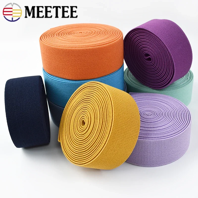 

2-8M 30mm 1.5mm Thick Elastic Bands For Underwear Sewing Rubber Tape Belt Shoes Pants Stretch Ribbons DIY Garment Accessories