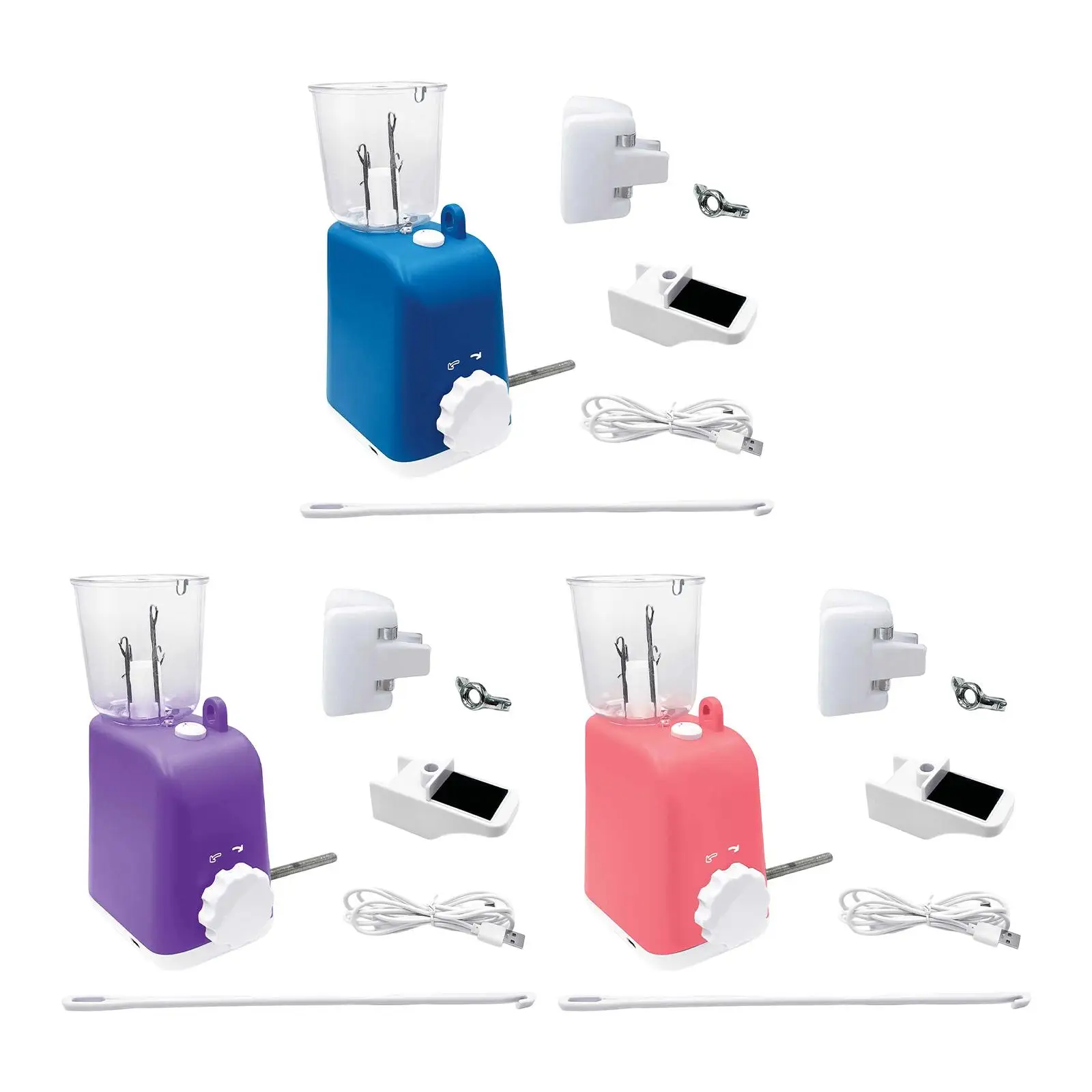 Electric Knitting Crochet Machine,Yarn Maker Home Automatic Knitting Loom Machine for Adults Kids Bracelets Craft Project DIY