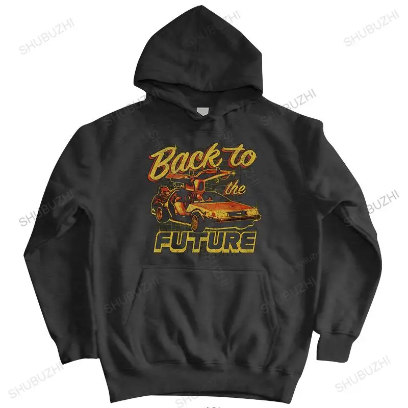 

Cool Back To The Future pullover Men Sci-fi Adventure Movies hoody Soft Cotton Film Fan Harajuku streetwear hoodie coat Merch